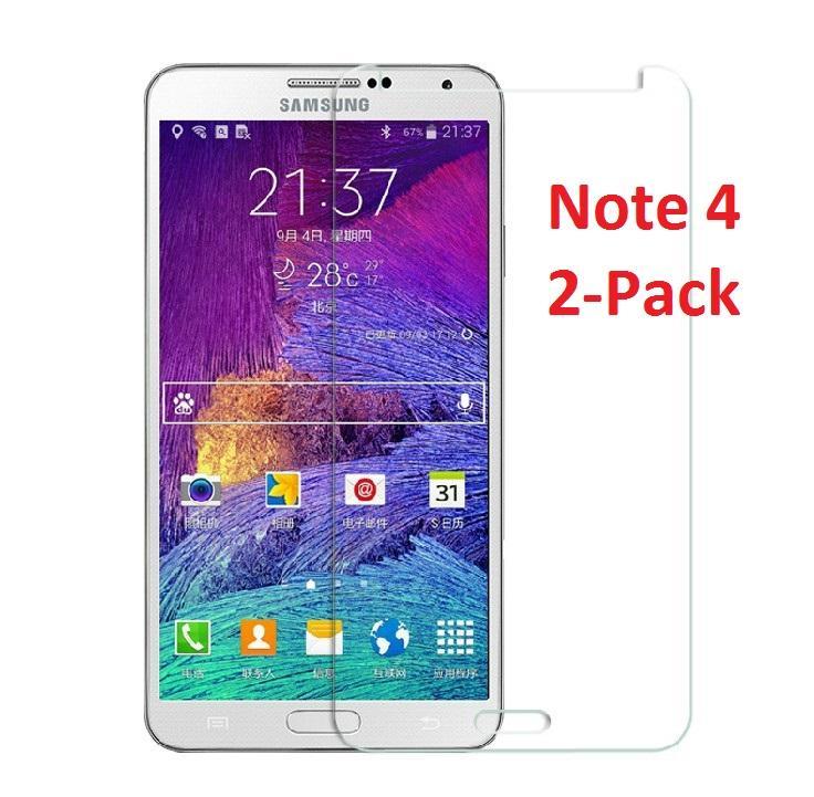 Note 4 Skärmskydd x2 med putsduk
