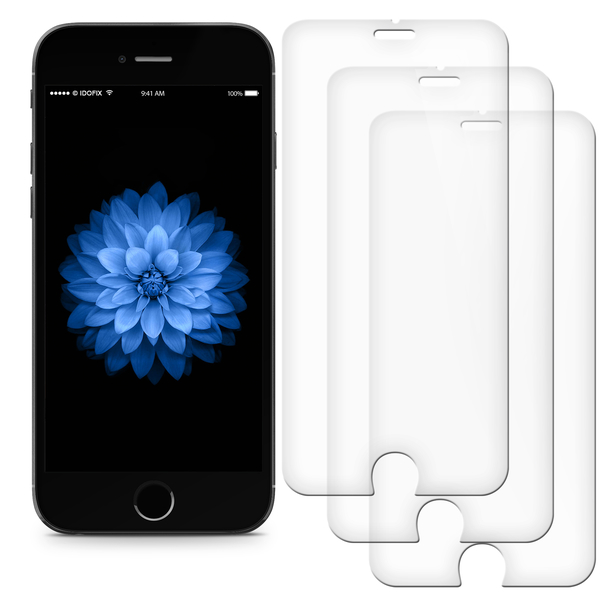 3-PACK SKALO Härdat glas iPhone 6/6S skärmskydd