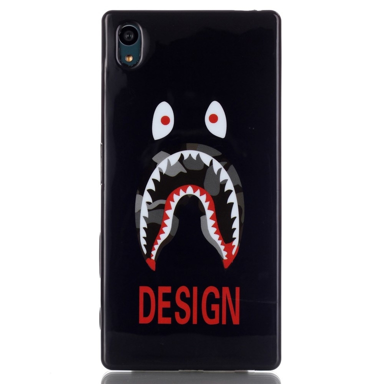 Xperia Z5 TPU Skal Monster Eyes Teeth Design