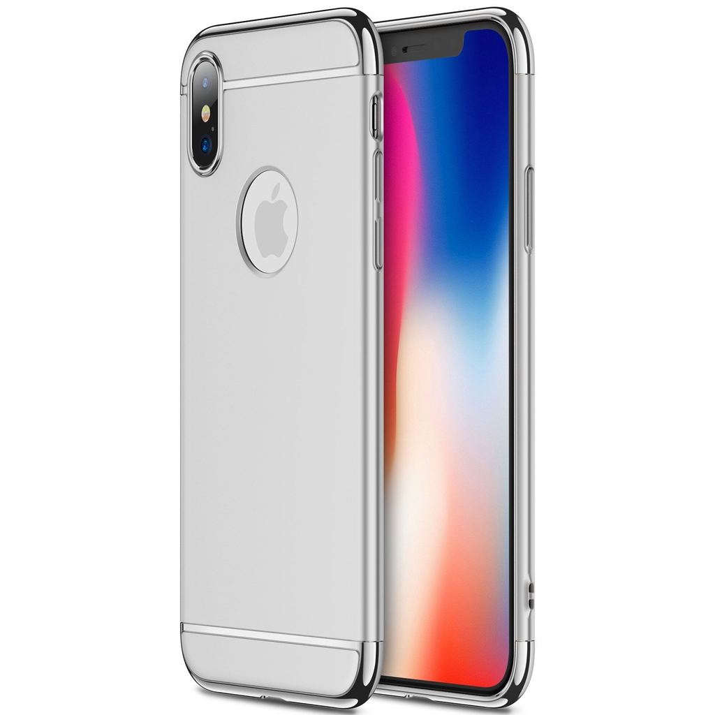 Design skal 3 i 1 guldkant till iPhone X