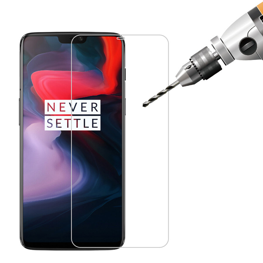 2-PACK SKALO OnePlus 6 Skärmskydd i Härdat glas