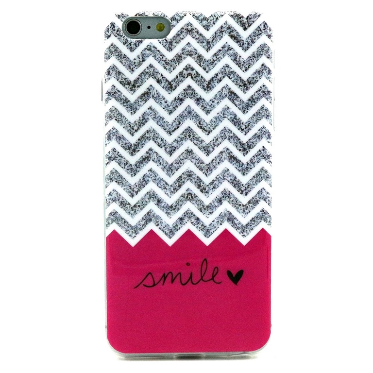 iPhone 6/6S TPU Skal Chevron and Smile