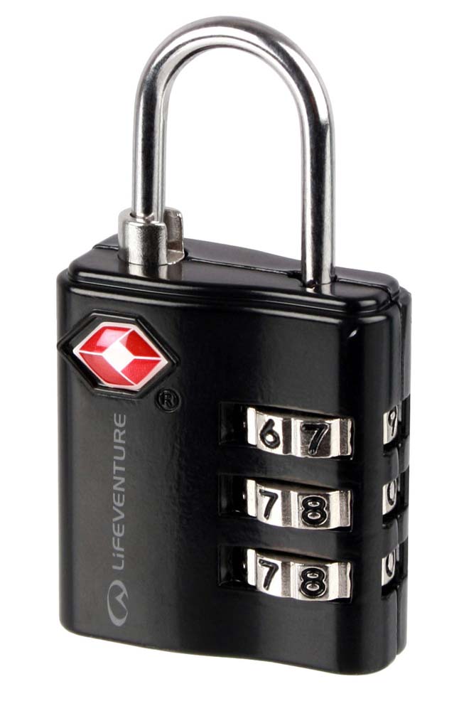 kodlås till väskor, LIFEVENTURE TSA COMBI LOCK