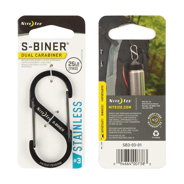 utrustningskarbin, karbin NITE IZE S-BINER DUALCARBINER #3