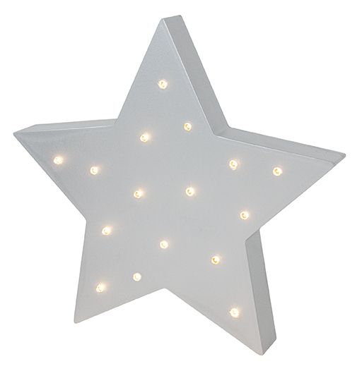 Jabadabado Lampa i trä Stjärna