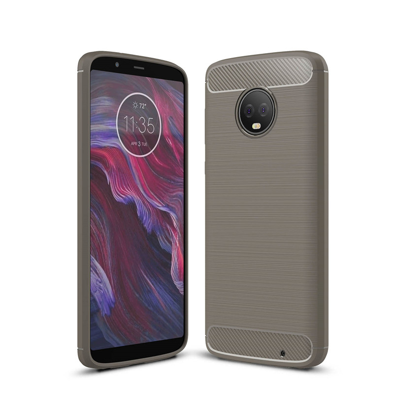 Stöttåligt Armor Carbon TPU-skal Moto G6 Plus