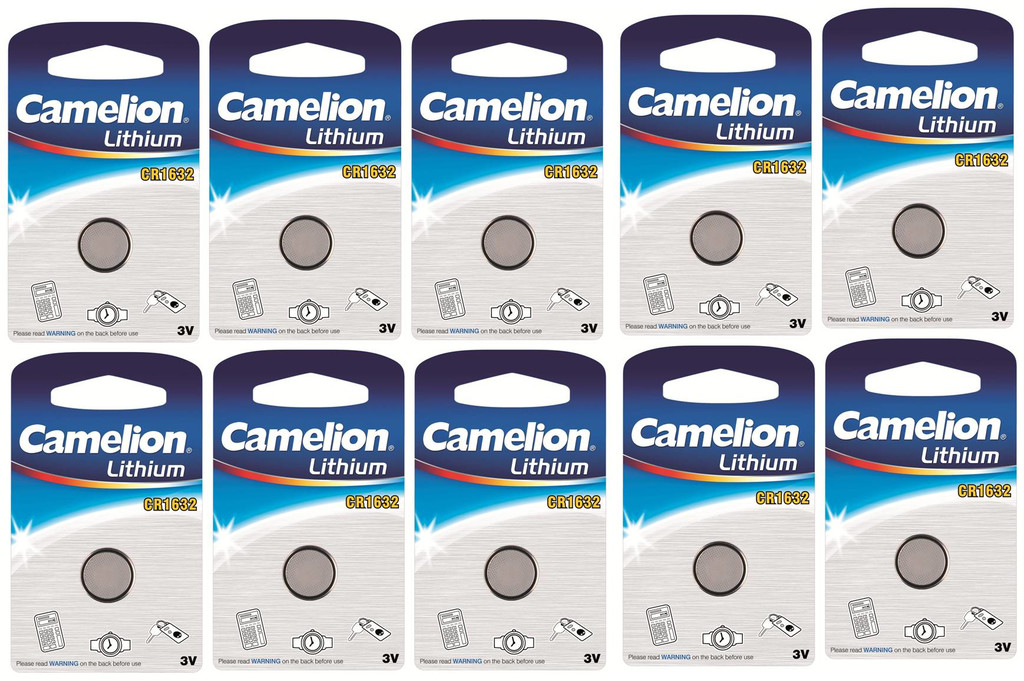 CR1632 Batteri 3V Litium 10-pack Camelion