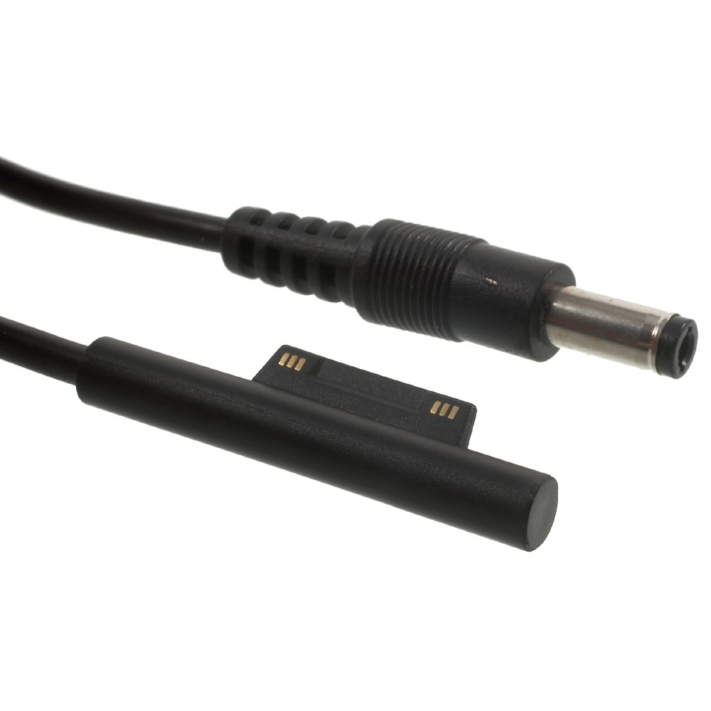 Laddningskabel till Microsoft Surface Pro 3 & Pro 4 - Svart