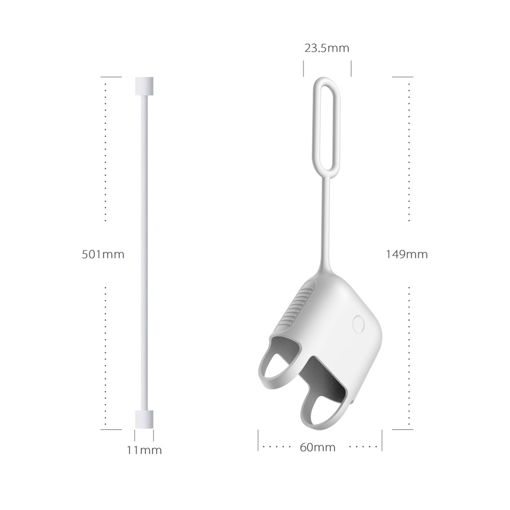 DAITE Apple Airpods skydd fodral med Anti - lost Wire Rope
