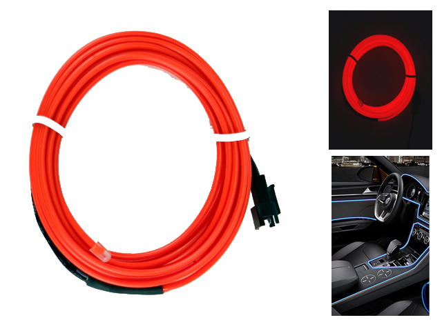 Glowstrip 300cm Röd ger behaglig glödande effekt som neon
