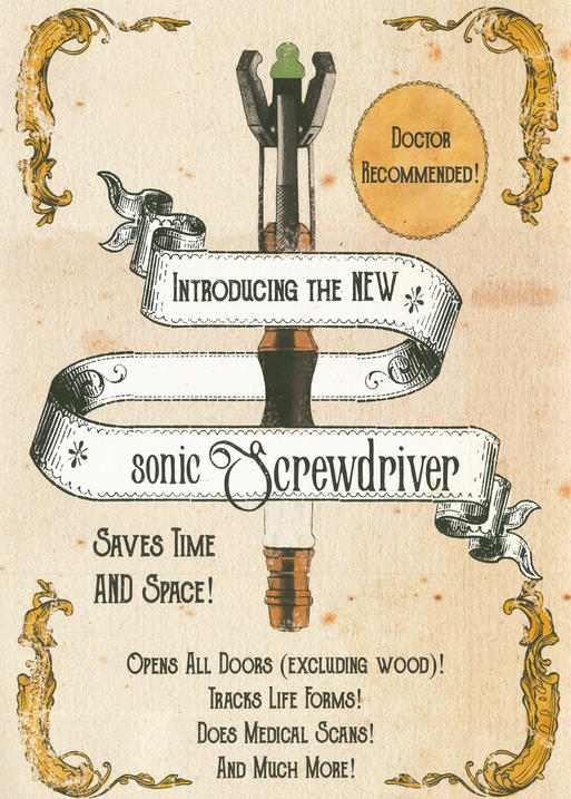 A3 Print - Doctor Who - The new sonic screwdriver