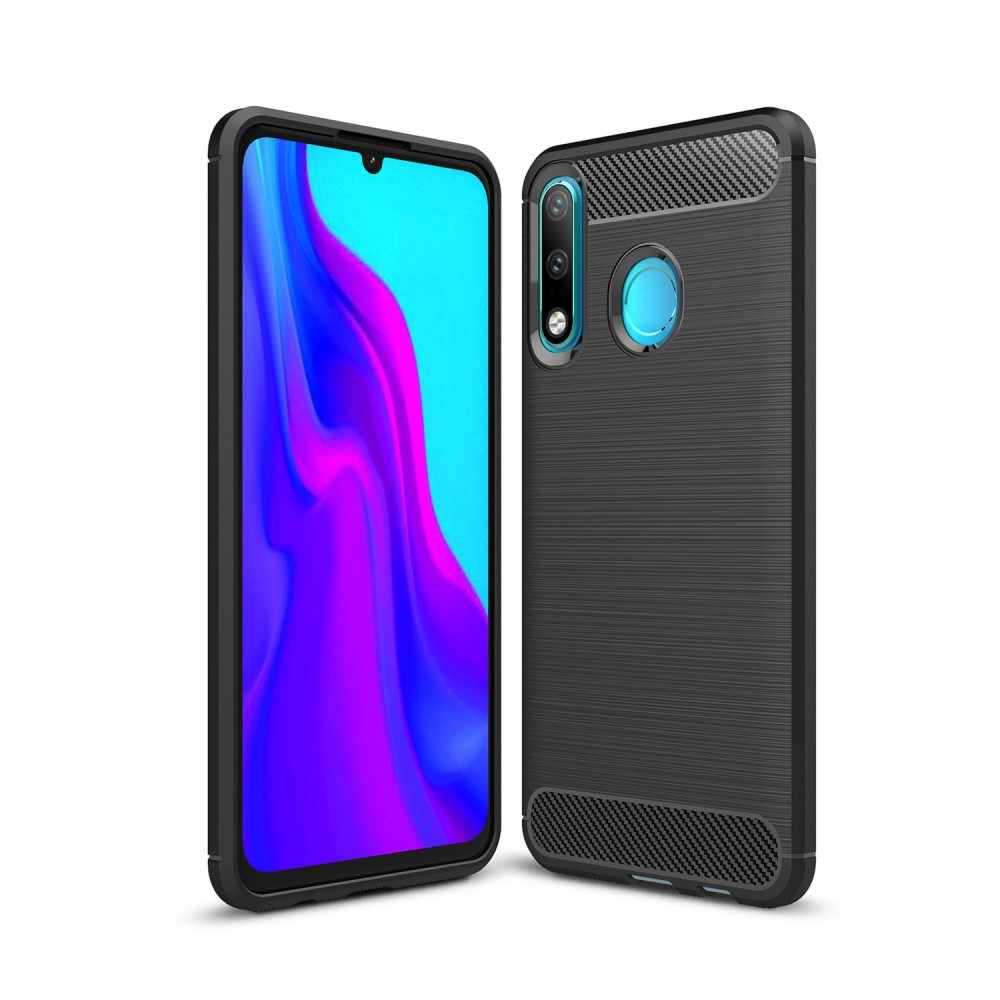 P30 Lite Karbon fiber Texture Skal