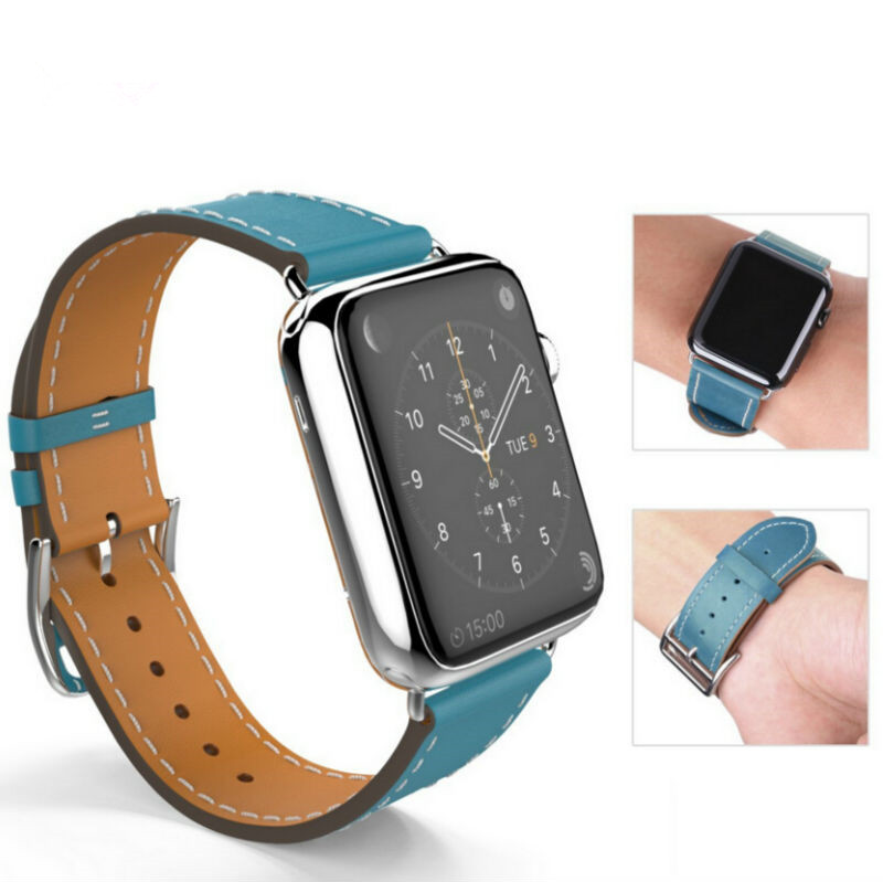 Äkta läder armband till Apple Watch 38mm