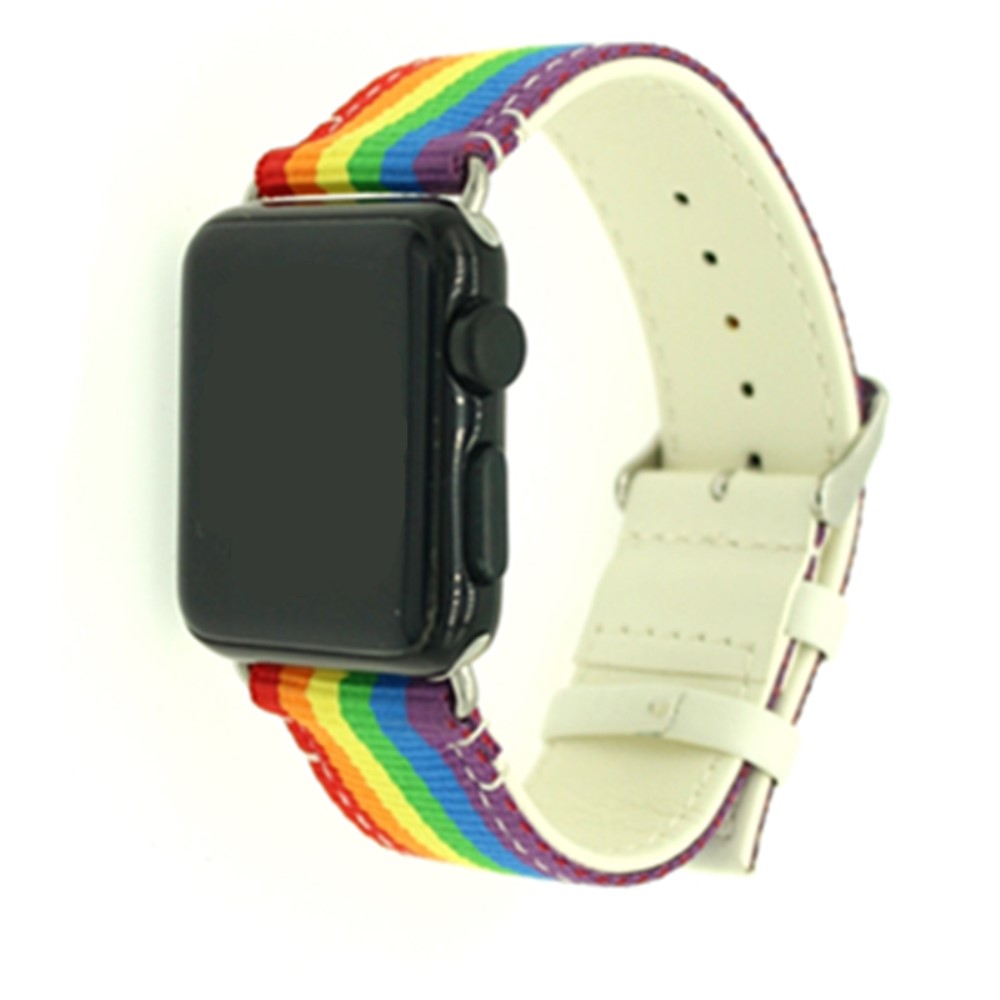 Nylon Rem för Apple Watch 3/2/1 38mm - Pride