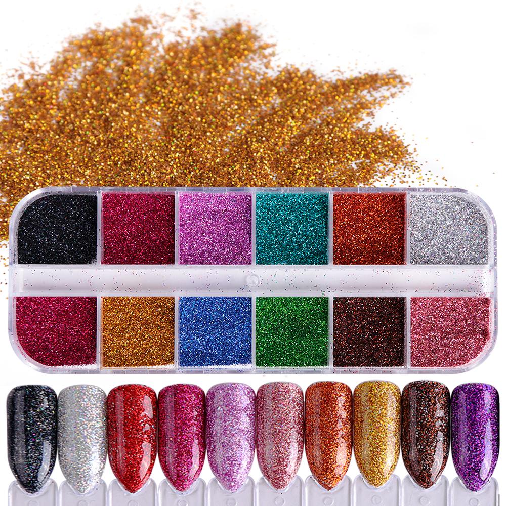 12st finkorniga glitter i ask