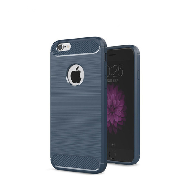 SKALO iPhone 6/6S Armor Carbon Stöttåligt TPU-skal