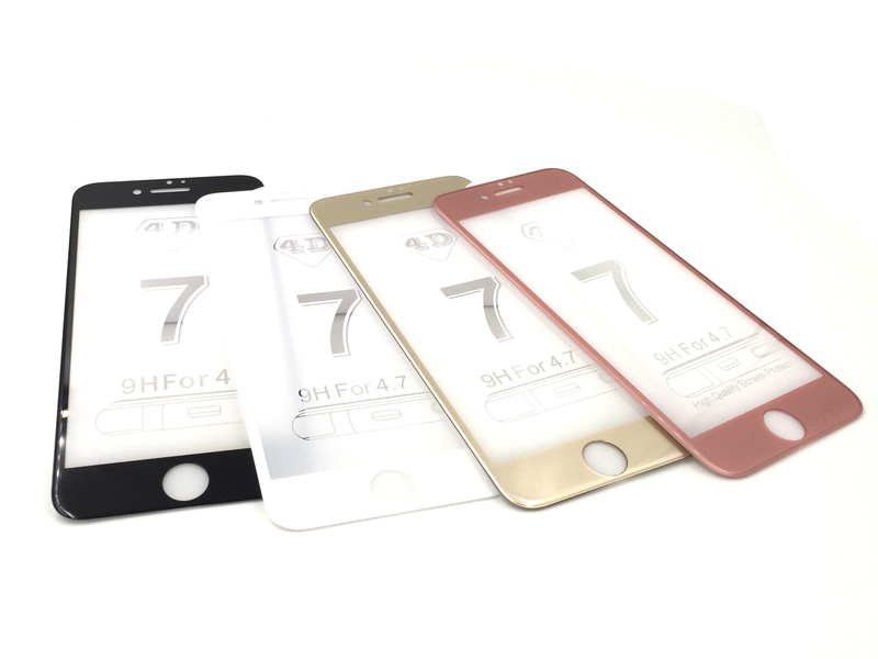 SKALO iPhone 7/8 Heltäckande Skärmskydd Härdat Glas