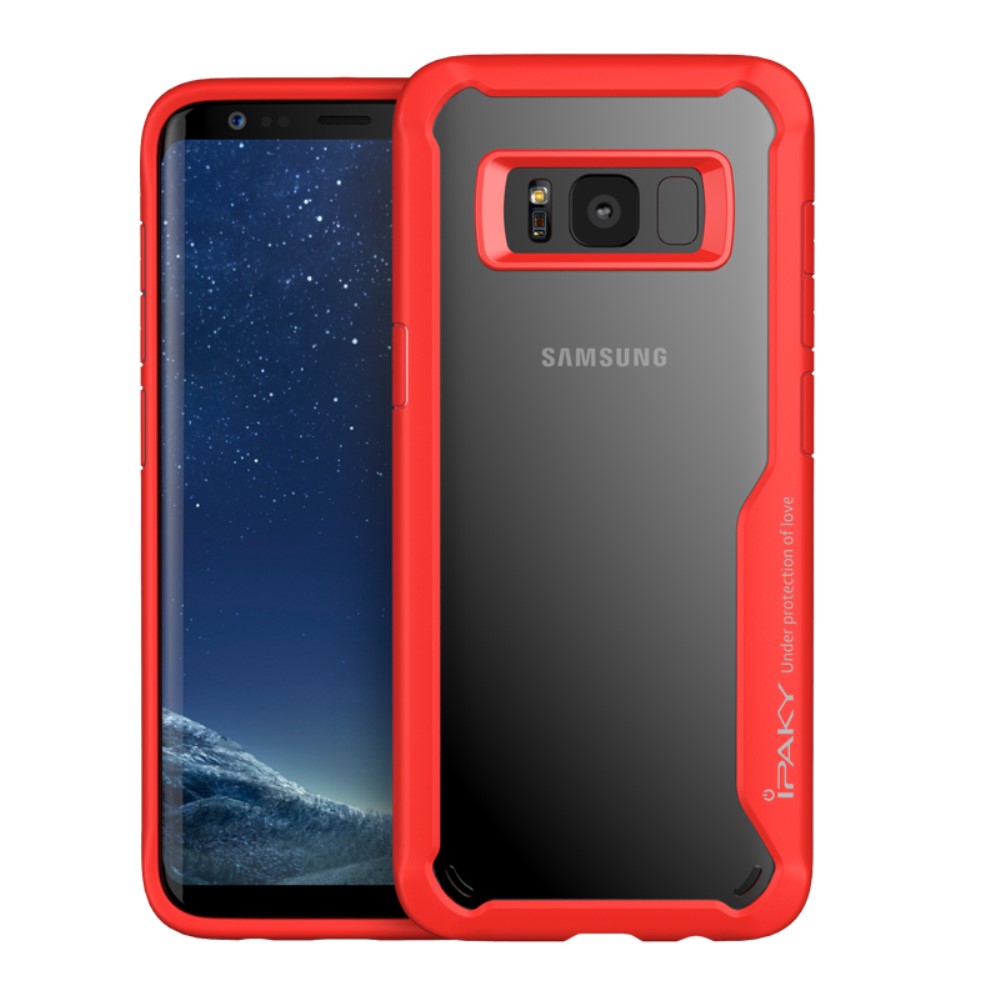 IPAKY Samsung Galaxy S8 Plus TPU Hybrid Skal