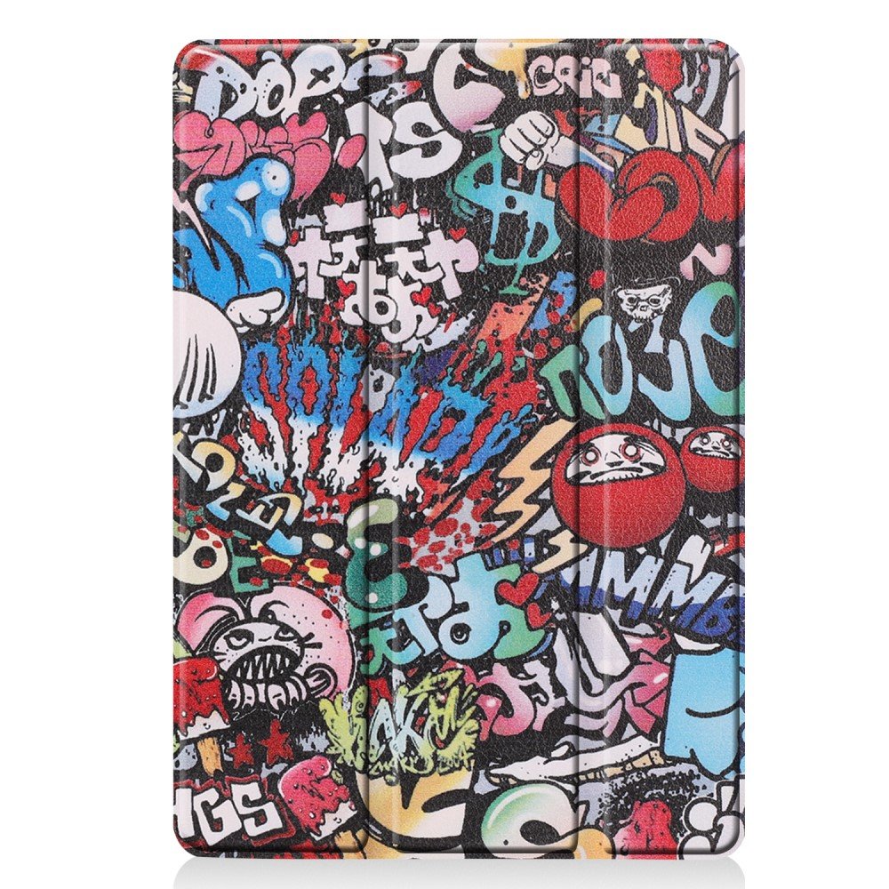 iPad 10.2 Slim fit tri - fold fodral - Graffiti Pattern