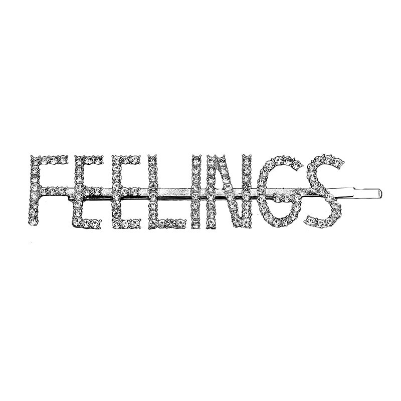 Hårnål med text - Feelings