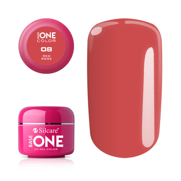 Base one - Color - Red rose UV-gel