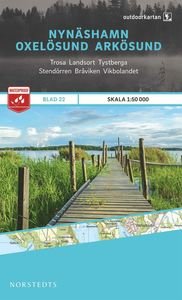 paddelkarta ostkusten OUTDOORKARTAN Nynäshamn-Oxelösund-Arkösund