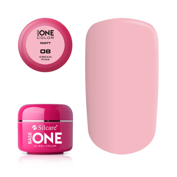 Base one - Matt - Cream pink UV-gel