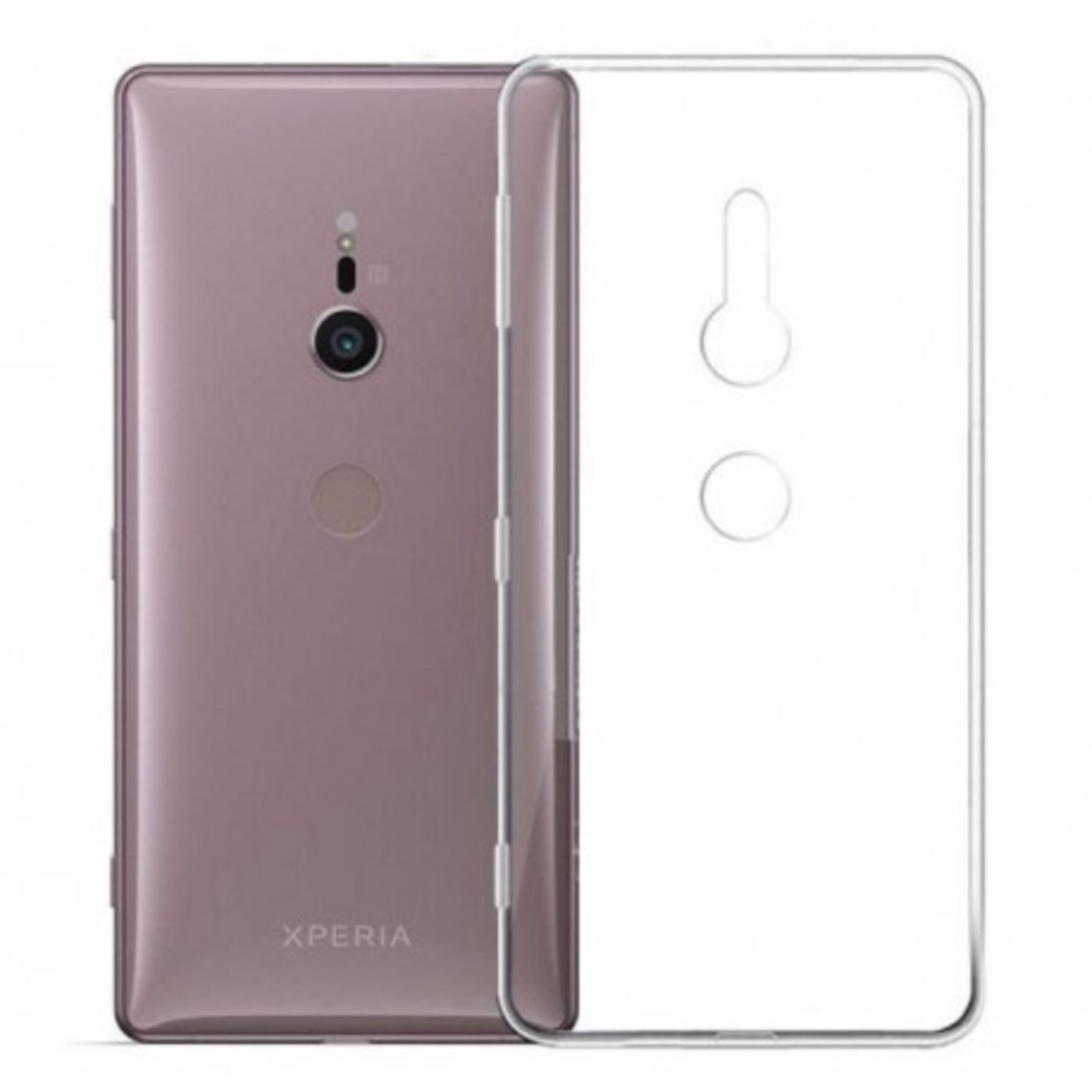 Xperia XZ2 Stötdämpande Silikon Skal Simple®