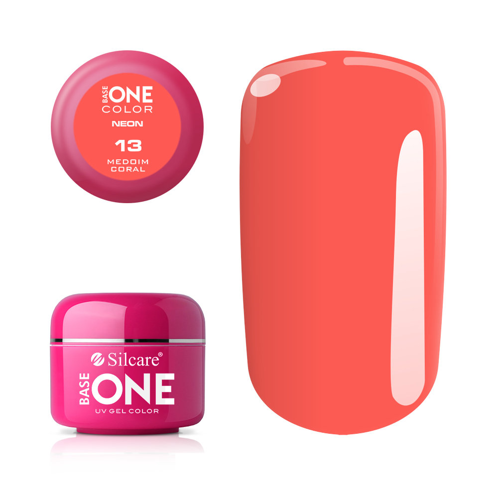 Base one - Neon - Medium coral UV-gel