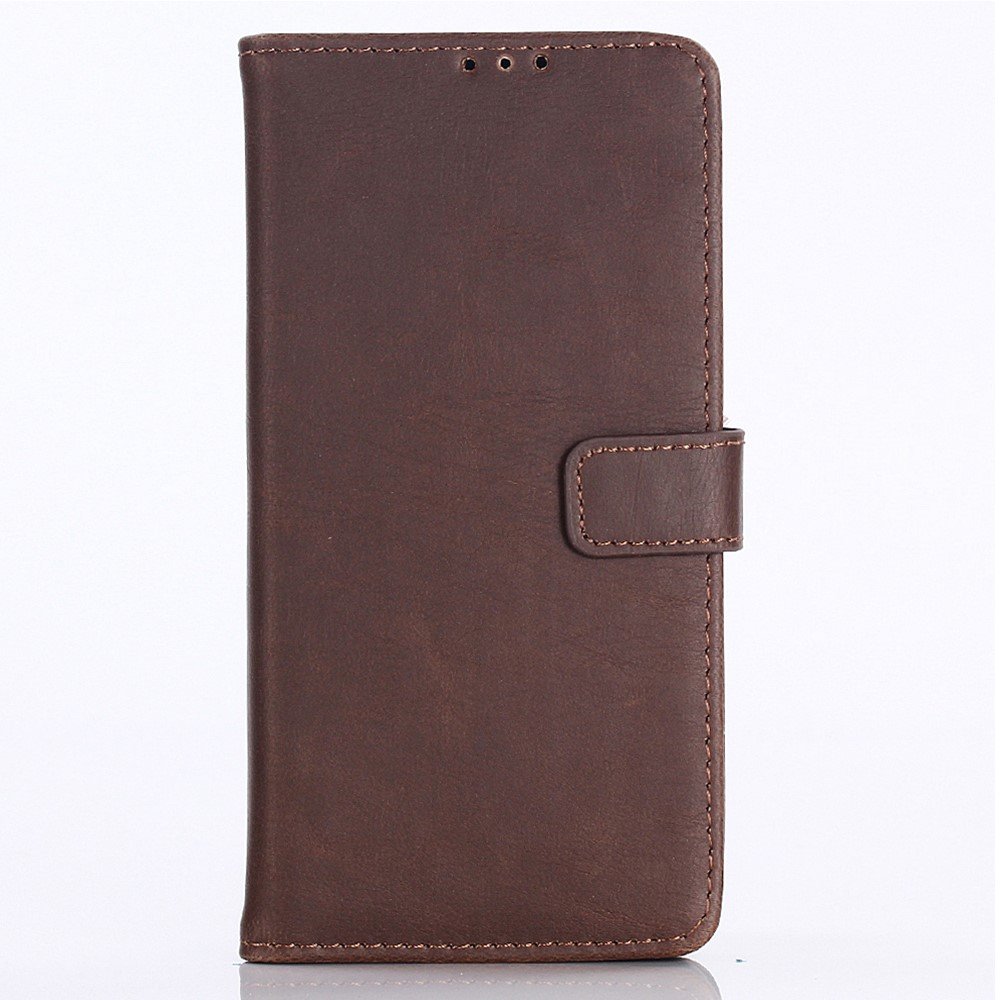 Galaxy Note 10 Retro Plånboksfodral - Coffee