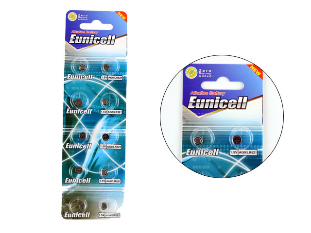 10-pack AG0 LR521 SR521SW SR63 LR63 SR521W 379A 379 V379 Batteri