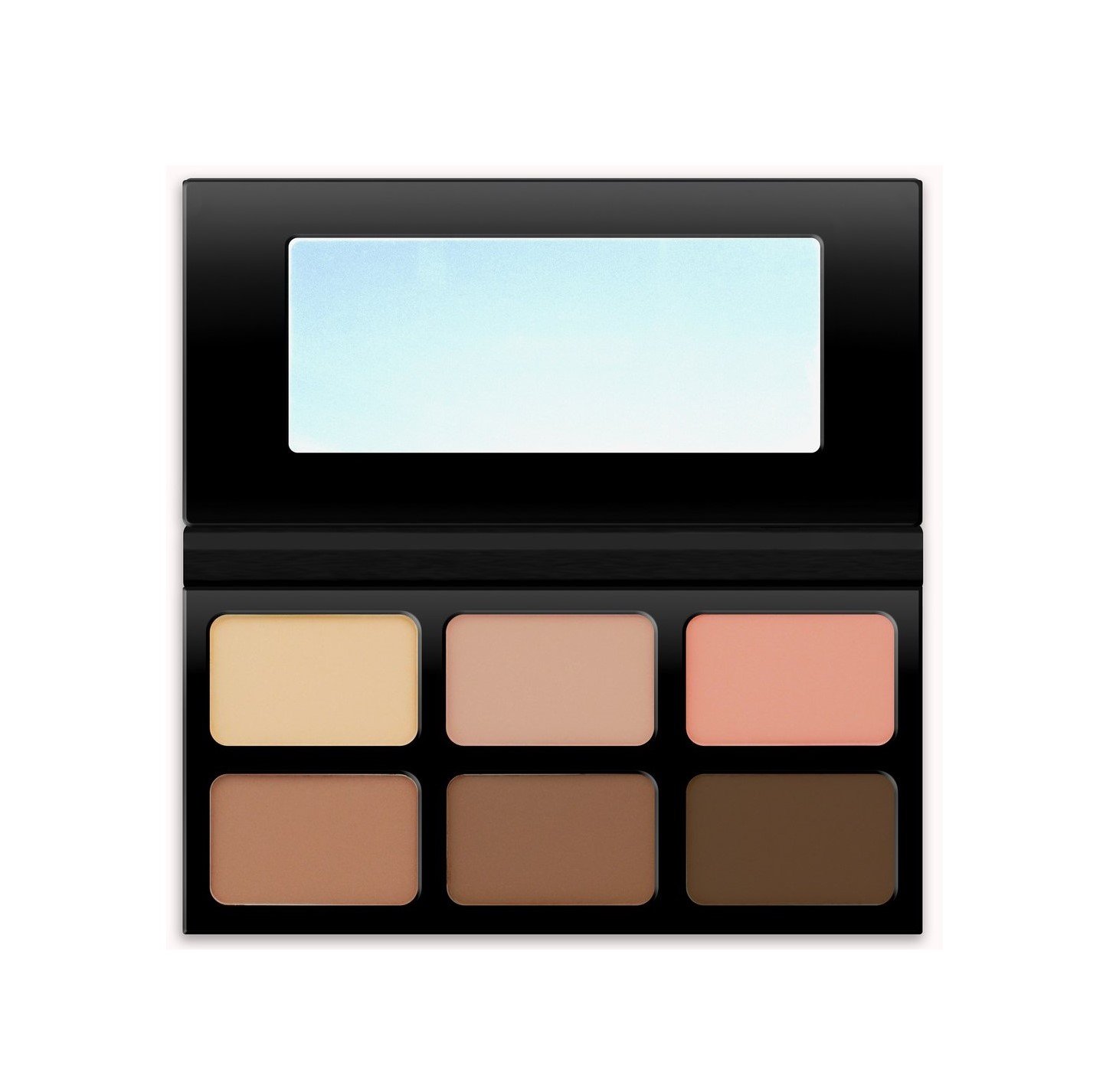 Kokie Powder Contour Palette Dark/Deep Multicolor d42a Multicolor