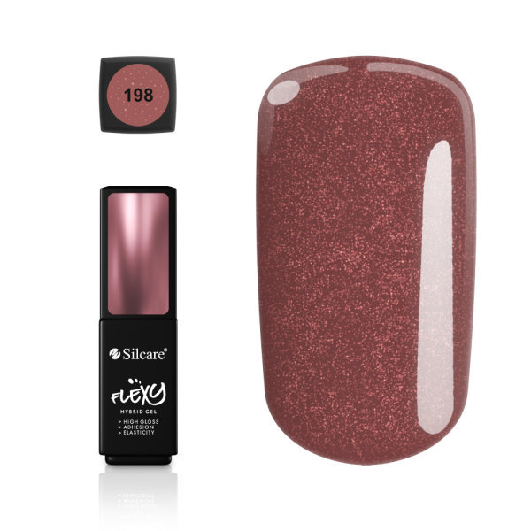 Gellack - Flexy - *198 4, UV-gel/LED - So Rose So