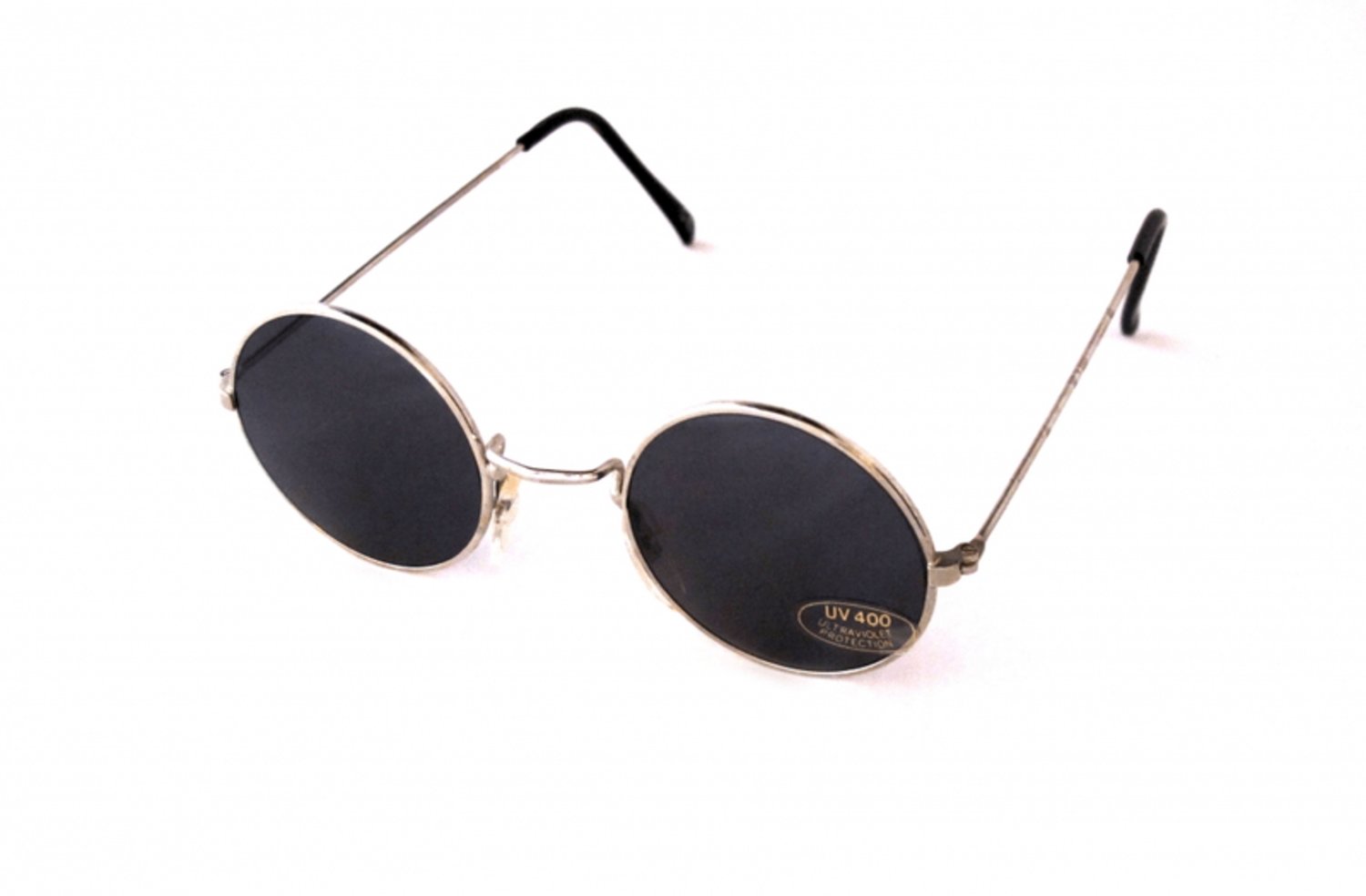 Runda svarta solglasögon