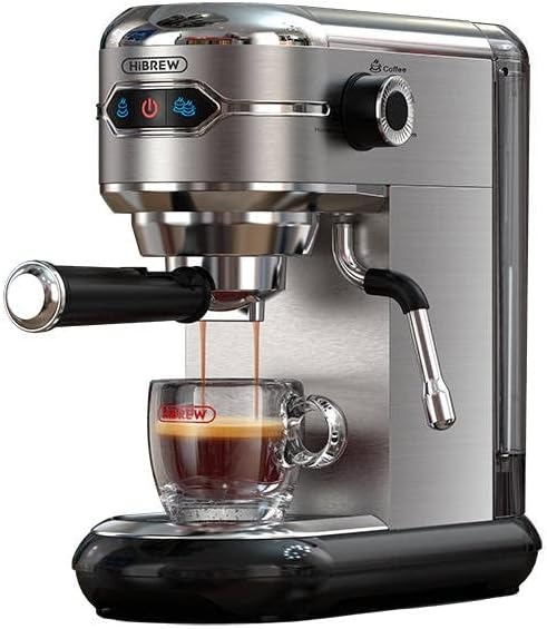 HiBREW Kaffemaskin Espresso maskin mjölkskummare 19 BAR