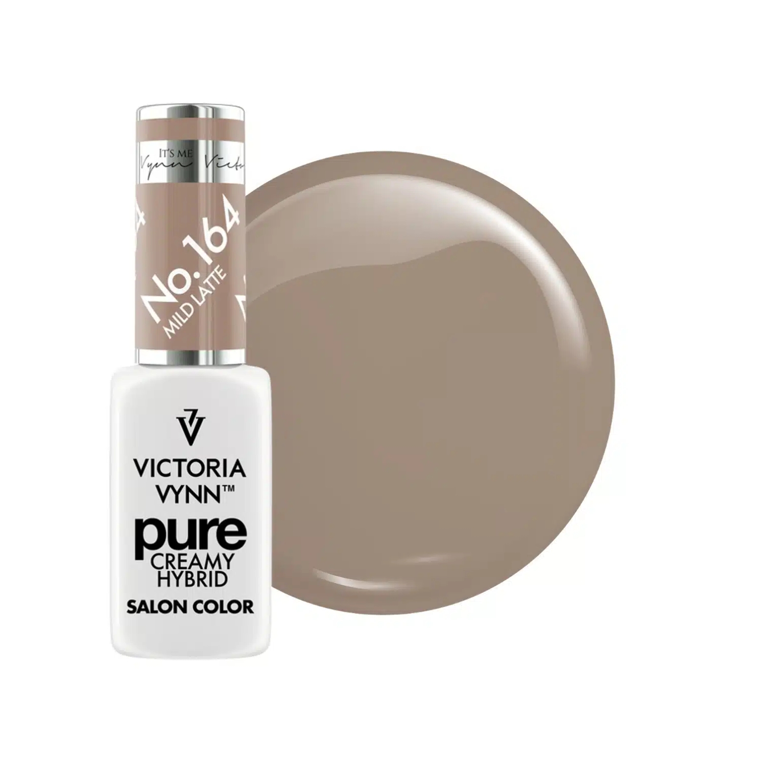 VICTORIA VYNN Pure Cream Hybrid Nr. 042 Milchkaffee – Nagellack-Gel-Hybrid, LED-härtend
