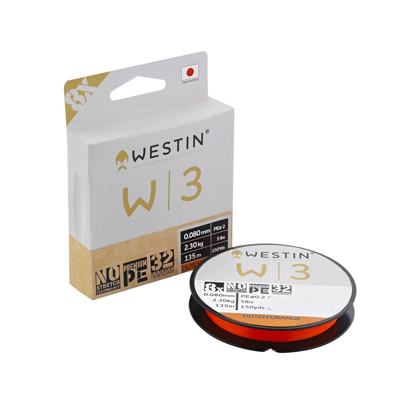 Westin W3 8 Braid Dutch Orange 135m 0,128mm 5kg