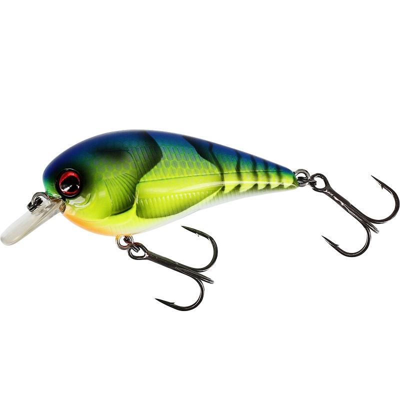 Westin BassBite 2.5 Squarebill 7cm 16g Floating Chartreuse Blue Craw