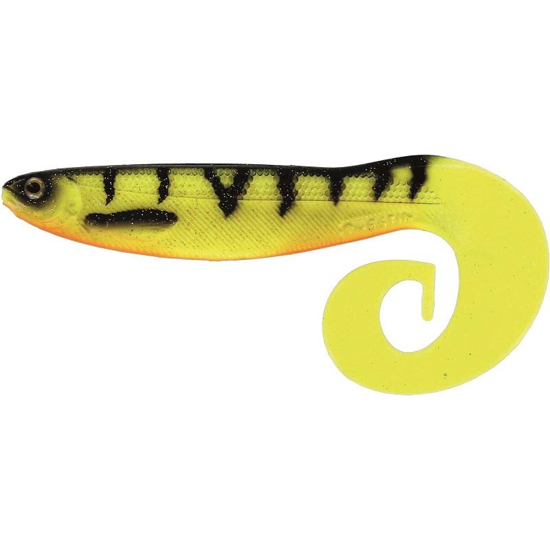 Westin CurlTeez Curltail 7cm 3, Fire Perch 3pcs