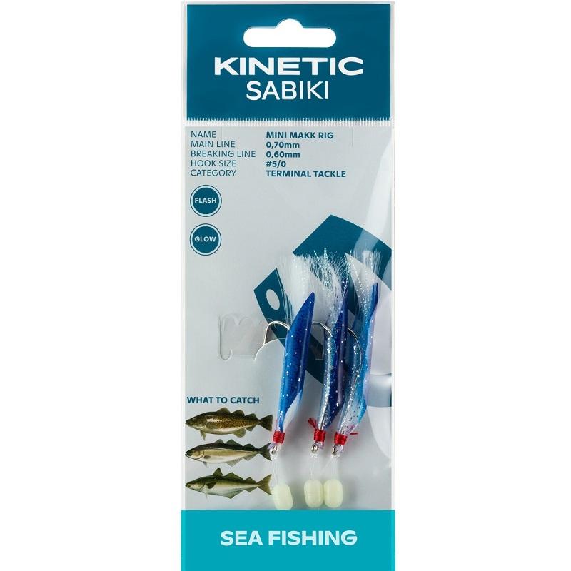 Kinetic Sabiki Mini Makk Häckla #5/0 Blue