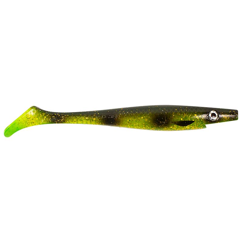 Pig Shad Jr, 20cm, 50g - Olive Spotted Bullhead - 2pcs