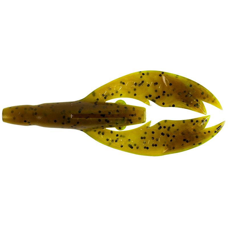 Pig Craw, 10cm, 9g - Brown Chartreuse - 6pcs