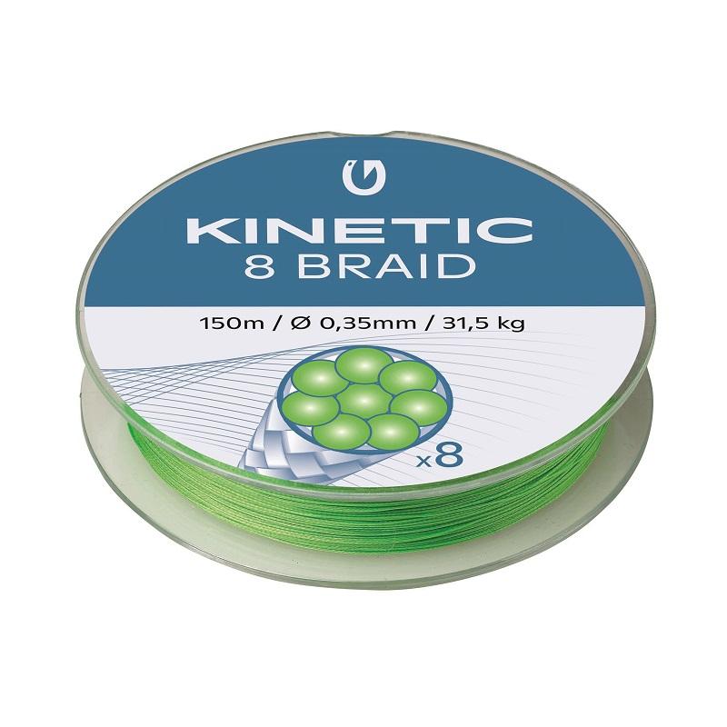 Kinetic 8 Braid 150m 0,12mm/9,6kg Fluo