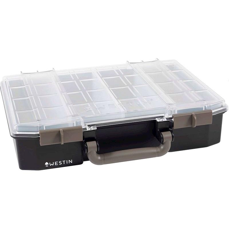Westin W6 Betesbox, 79x337x278mm, Inkl.4 Insatser, Black