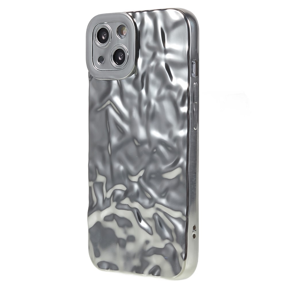 Till iPhone 15 Plus TPU - skal Elektropläterad Rynkad