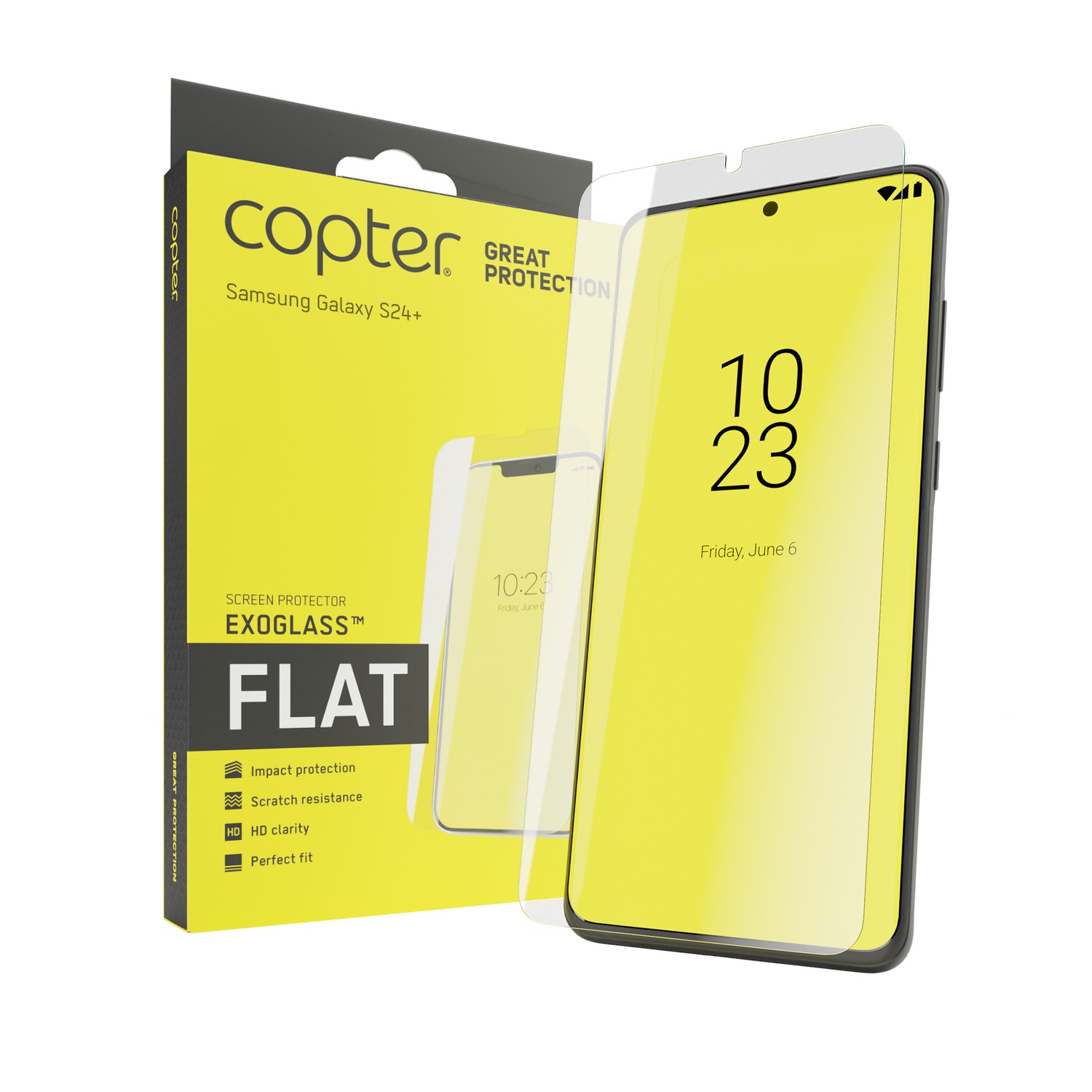 Copter Exoglass till Samsung Galaxy S24+ (S24 Plus)