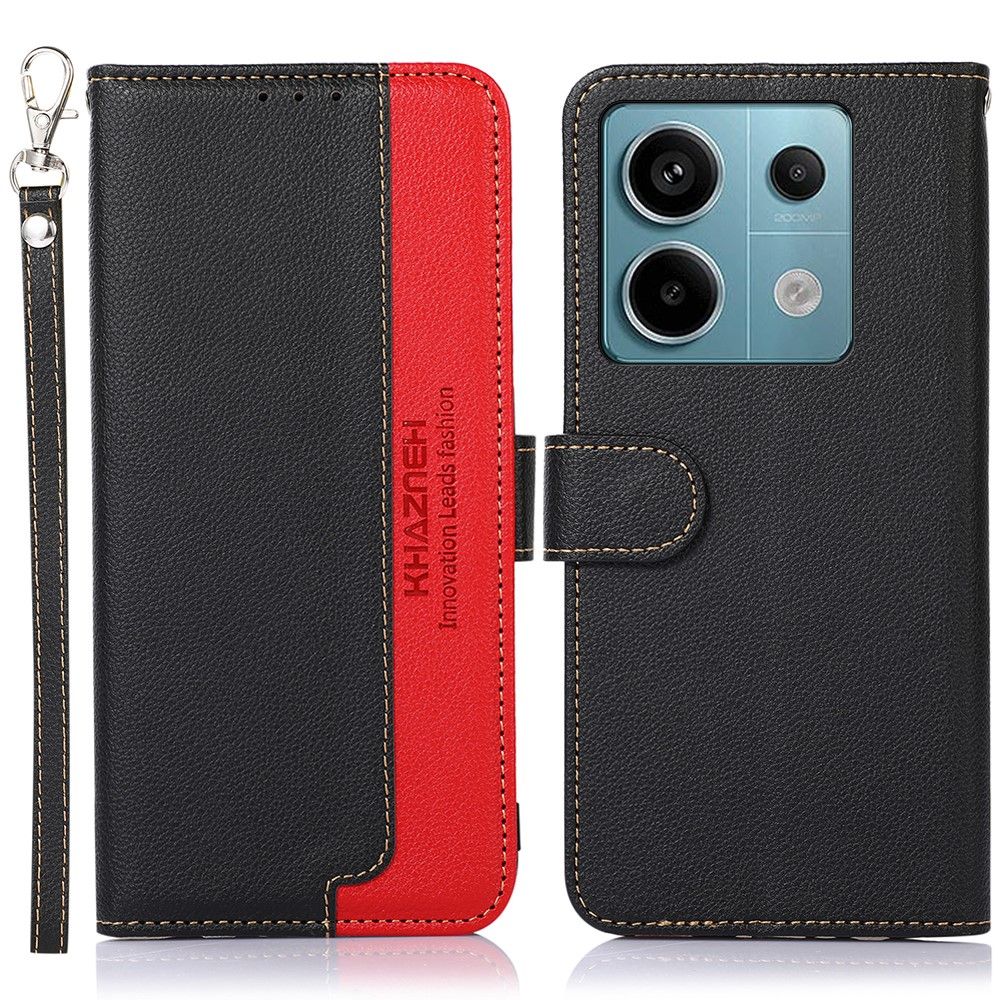 För Xiaomi Redmi Note 13 Pro Fodral Skal KHAZNEH Svart