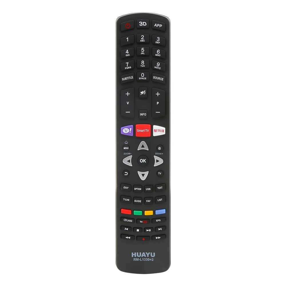 HUAYU TV fjärrkontroll Ersättning för RM - L1330+2 TCL LCD