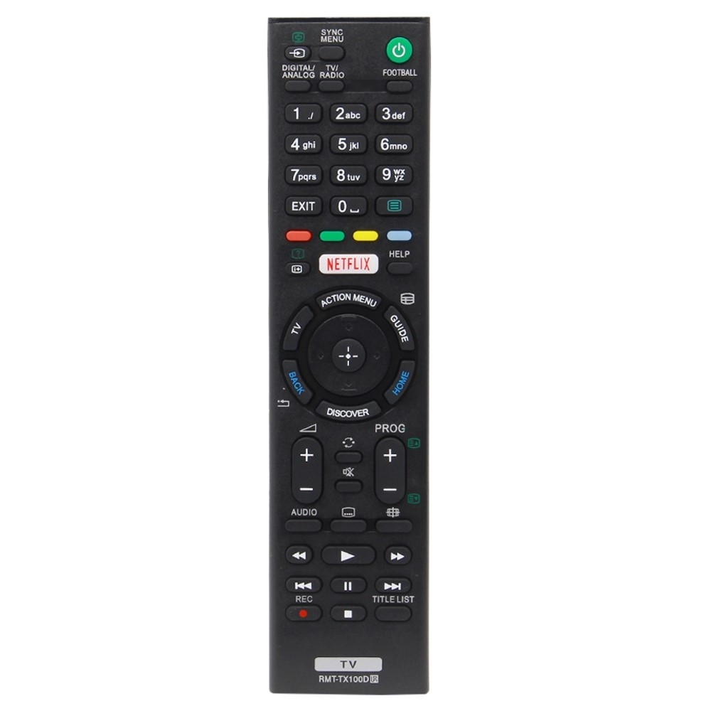 TV fjärrkontroll Ersättning för RMT-TX100D Sony TV