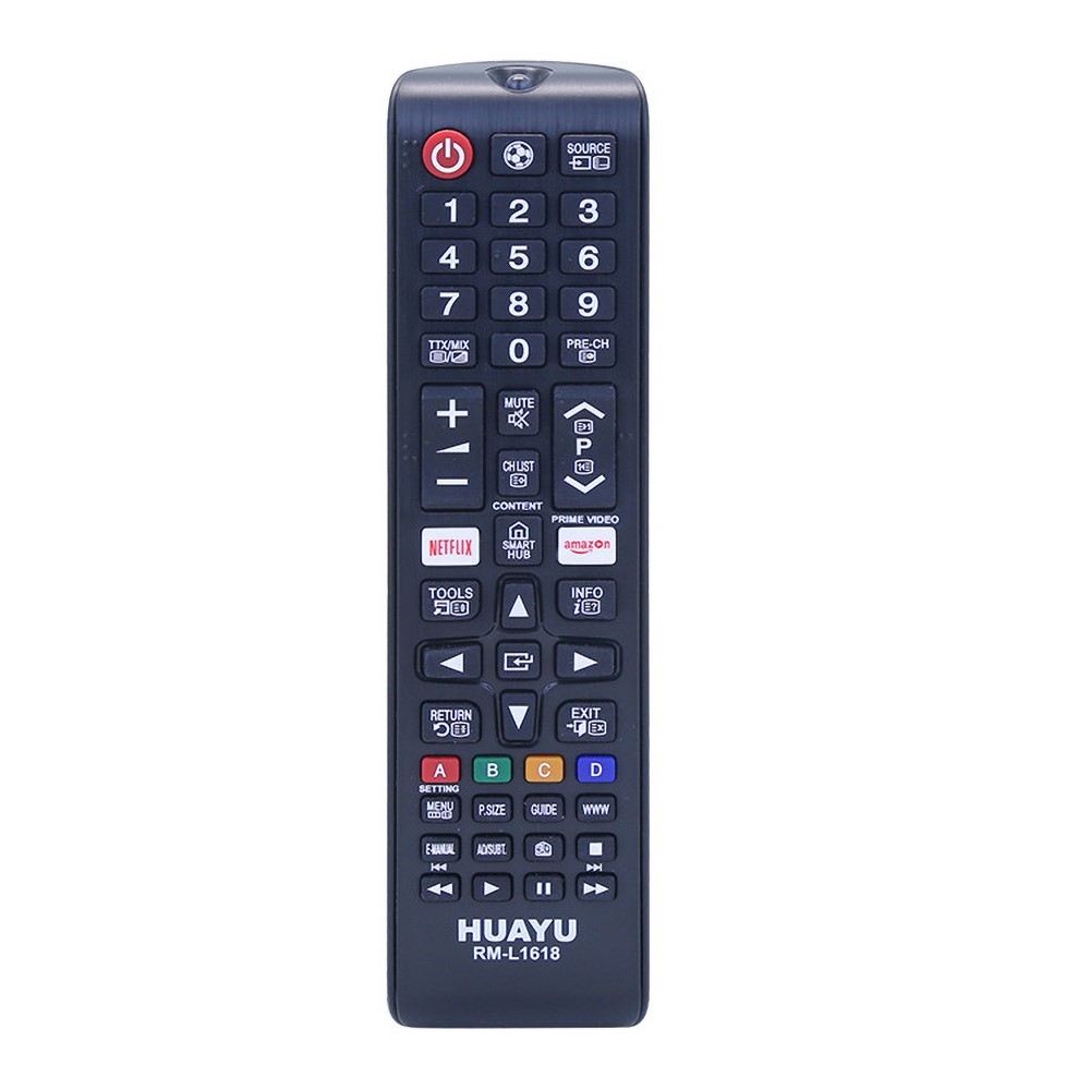 HUAYU TV fjärrkontroll Ersättning för RM - L1618 Samsung LCD TV